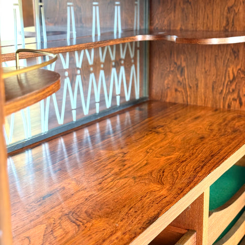 Highboard in Santos Rosewood by Vantinge Mobelindustri, 1960s, Denmark - Beyo Vintage