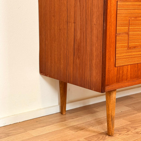 Highboard in teak, 1950s-60s