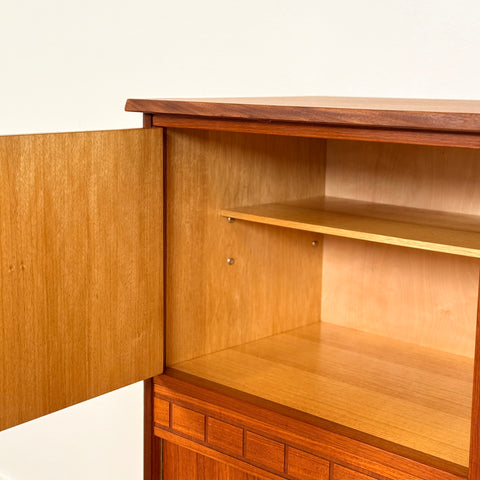 Highboard in teak, 1950s-60s