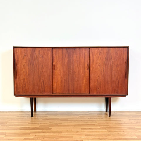 Highboard in teak, 1950s-60s, Denmark - Beyo Vintage