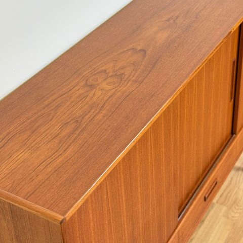 Highboard in teak, 1950s-60s, Denmark - Beyo Vintage
