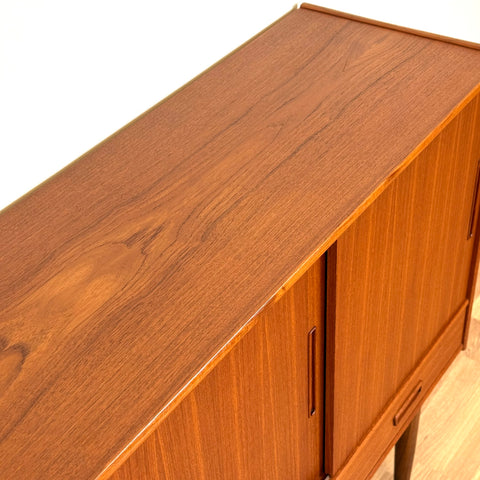 Highboard in teak, 1950s-60s, Denmark - Beyo Vintage