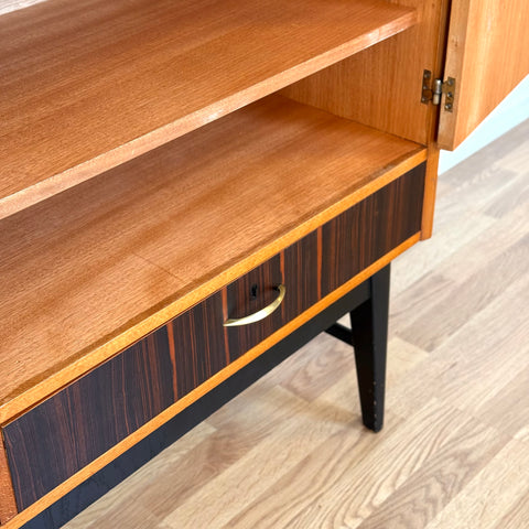 Highboard in teak, 1950s-60s, Sweden - Beyo Vintage