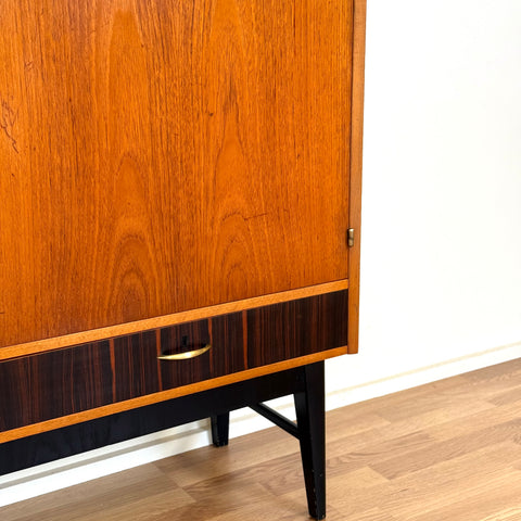 Highboard in teak, 1950s-60s, Sweden - Beyo Vintage