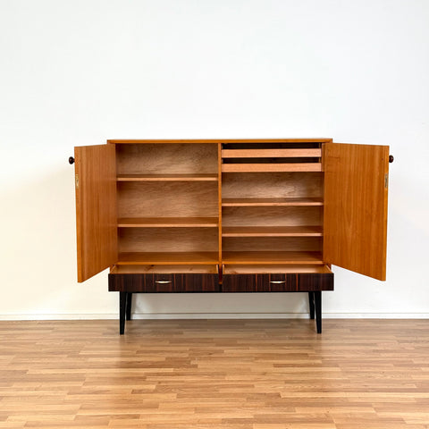 Highboard in teak, 1950s-60s, Sweden - Beyo Vintage