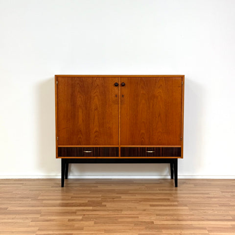 Highboard in teak, 1950s-60s, Sweden - Beyo Vintage