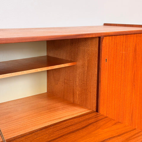 Highboard in teak, 1950s-60s, Sweden