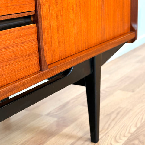 Highboard in teak, 1950s-60s, Sweden