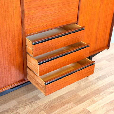 Highboard in teak, 1950s-60s, Sweden