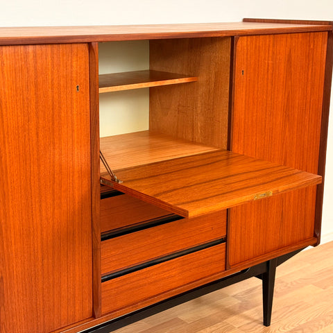 Highboard in teak, 1950s-60s, Sweden