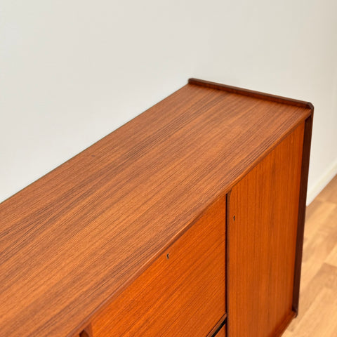 Highboard in teak, 1950s-60s, Sweden