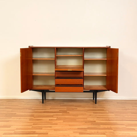 Highboard in teak, 1950s-60s, Sweden