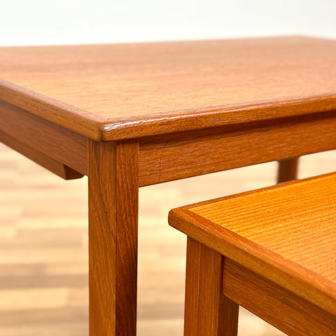 Nest of tables in teak, 1960s Denmark - Beyo Vintage