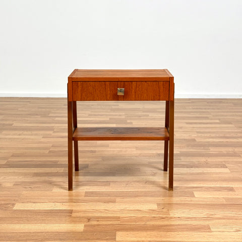 Nightstand in teak, 1950s-60s, Denmark - Beyo Vintage