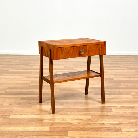 Nightstand in teak, 1950s-60s, Denmark - Beyo Vintage
