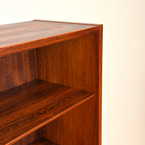 Rare bookshelf in Santos rosewood by Poul Hundevad, 1950s-60s, Denmark