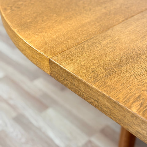 PRICE Round dining table "Artek" in teak by Alvar Aalto, 1950s-60s, Denmark - Beyo Vintage