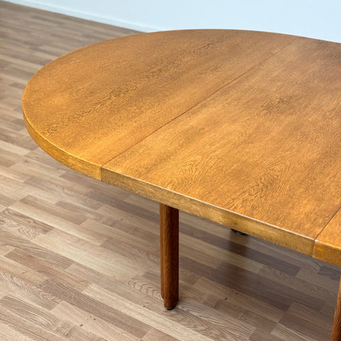 PRICE Round dining table "Artek" in teak by Alvar Aalto, 1950s-60s, Denmark - Beyo Vintage