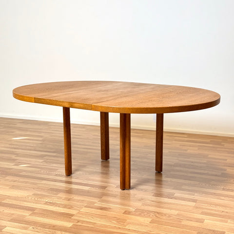 PRICE Round dining table "Artek" in teak by Alvar Aalto, 1950s-60s, Denmark - Beyo Vintage