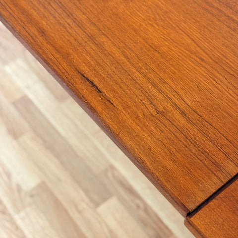 Rectangular dining table in teak, 1950s-60s, Denmark - Beyo Vintage