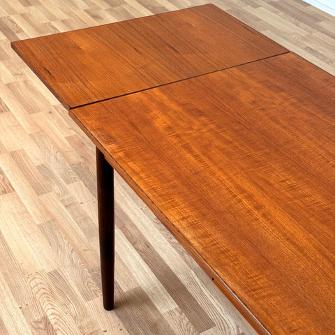 Rectangular dining table in teak, 1950s-60s, Denmark - Beyo Vintage