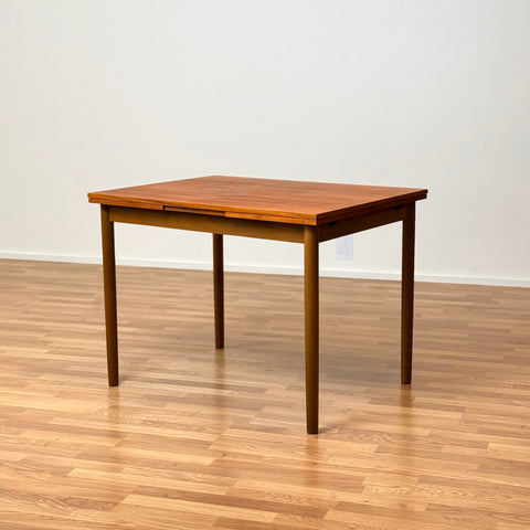 Rectangular dining table in teak, 1950s-60s, Sweden - Beyo Vintage