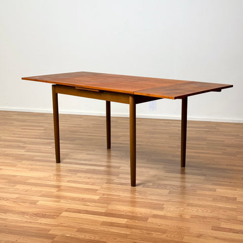 Rectangular dining table in teak, 1950s-60s, Sweden - Beyo Vintage