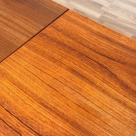 Rectangular dining table in teak, 1950s-60s, Sweden - Beyo Vintage