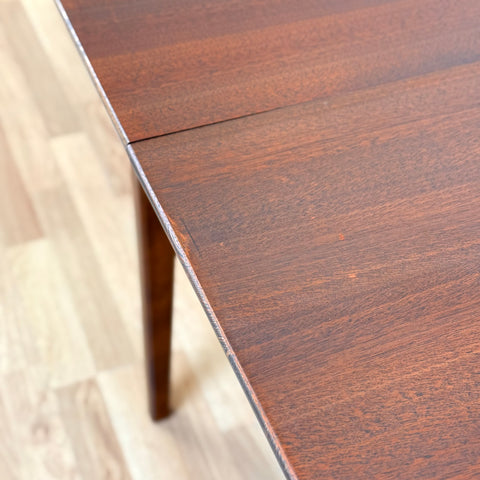 Rectangular dining table in walnut by Hugo Troeds, Bjärnum, 1950s-60s, Sweden - Beyo Vintage