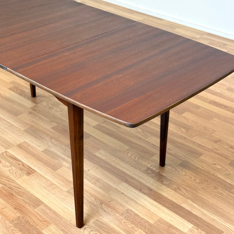 Rectangular dining table in walnut by Hugo Troeds, Bjärnum, 1950s-60s, Sweden - Beyo Vintage