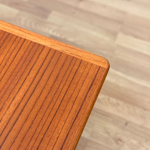 Rectangular dining table with extensions in teak, 1950s-60s, Sweden - Beyo Vintage