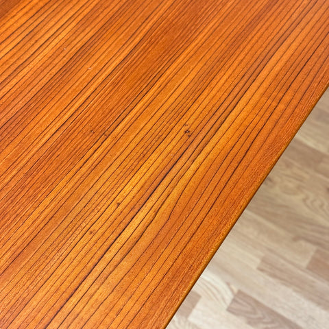 Rectangular dining table with extensions in teak, 1950s-60s, Sweden - Beyo Vintage