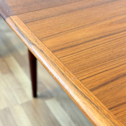 Round dining table in teak by Skovmand & Andersen, 1950s-60s, Denmark - Beyo Vintage