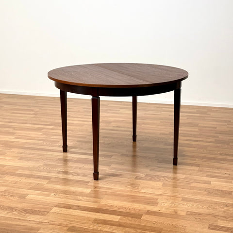 PRICE Round dining table in mahogany, 1950s-60s, Denmark - Beyo Vintage