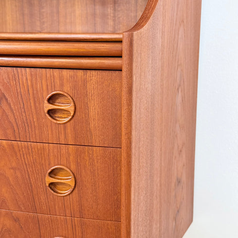 Secretary cabinet by GV Møbler in teak, 1950s-60s, Denmark - Beyo Vintage