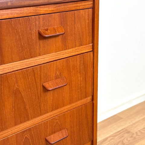 Secretary cabinet in teak, 1950s-60s, Denmark - Beyo Vintage