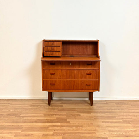 Secretary cabinet in teak, 1950s-60s, Denmark - Beyo Vintage