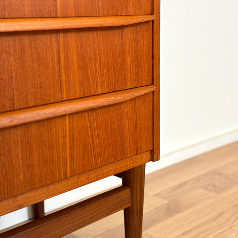 Secretary cabinet in teak, 1950s-60s, Denmark - Beyo Vintage