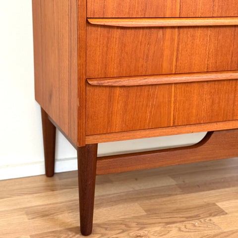 Secretary cabinet in teak, 1950s-60s, Denmark - Beyo Vintage