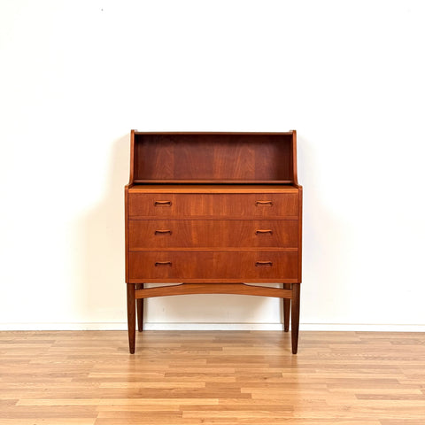 PRICE Secretary cabinet in teak, 1950s-60s, Denmark - Beyo Vintage