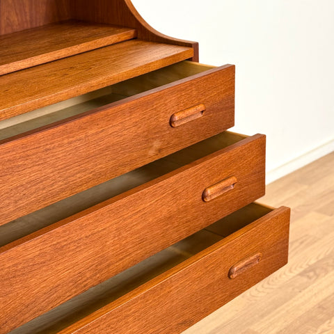 PRICE Secretary cabinet in teak, 1950s-60s, Denmark - Beyo Vintage
