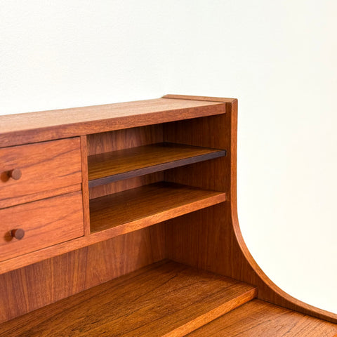 PRICE Secretary cabinet in teak, 1950s-60s, Denmark - Beyo Vintage