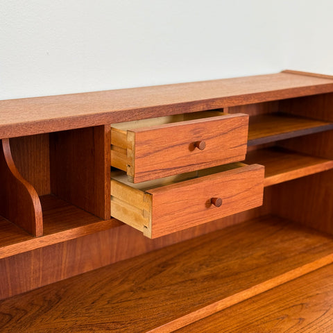 PRICE Secretary cabinet in teak, 1950s-60s, Denmark - Beyo Vintage