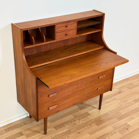 PRICE Secretary cabinet in teak, 1950s-60s, Denmark - Beyo Vintage