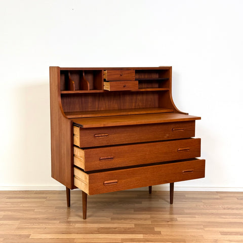 PRICE Secretary cabinet in teak, 1950s-60s, Denmark - Beyo Vintage