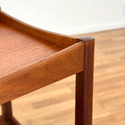 Serving trolley in teak by Opal, 1950s-60s, Germany - Beyo Vintage