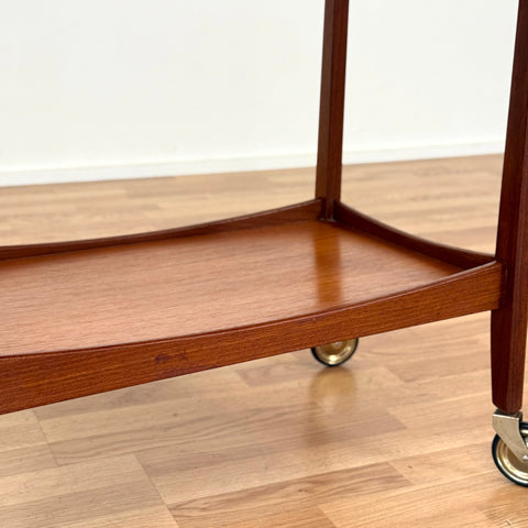 Serving trolley in teak by Opal, 1950s-60s, Germany - Beyo Vintage