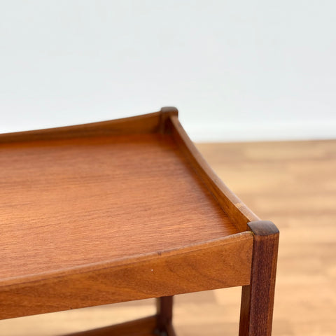 Serving trolley in teak by Opal, 1950s-60s, Germany - Beyo Vintage