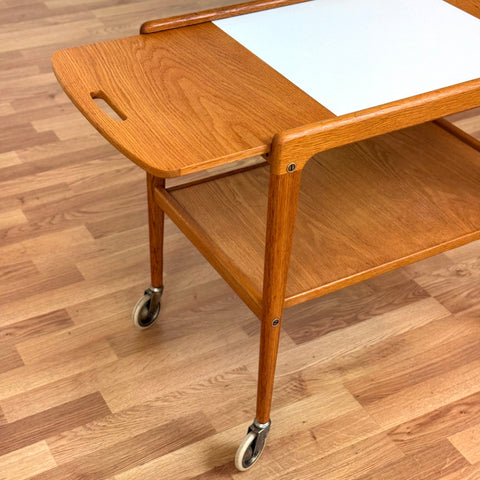 Serving trolley "Thea" by Yngve Ekström, Köllemo, 1950s-60s, Sweden - Beyo Vintage