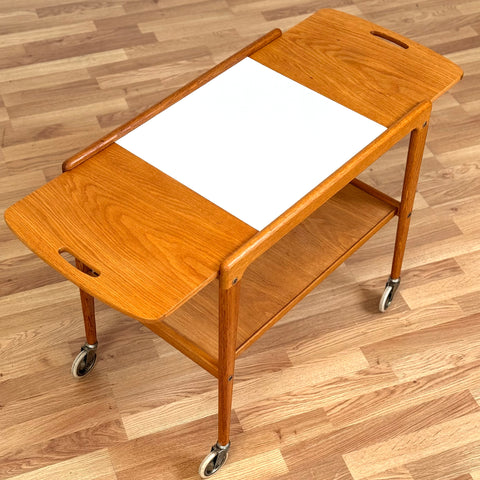 Serving trolley "Thea" by Yngve Ekström, Köllemo, 1950s-60s, Sweden - Beyo Vintage